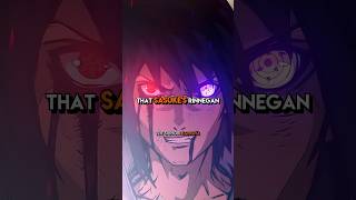 Rinnegan Sasuke's Biggest Flaw #anime #naruto #narutoshippuden #shorts