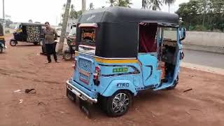 Bajaj compact E V modified by @deerajautoworks  to Mangalore