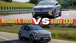 Renault E Tech Grand Scenic, 2024 VS Volvo EX30, Single Motor, Extended Range, 2024