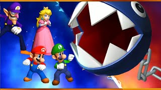 Mario Party 9 Boss Rush - Luigi vs Peach vs Mario vs Waluigi| CartoonsMee