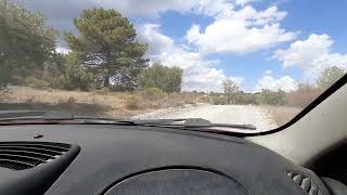 G156 - driving from Cortijo Ceniza, through the land, and out to the road