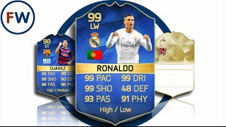 FutWatch Pack Opening: 99 Ronaldo in a pack, 98 Suarez, and 4 Legends!