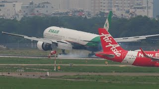 B777 EVA B-16730  landing rwy 25R VVTS  Apr 01 2022