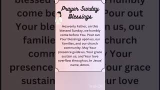 sunday blessings