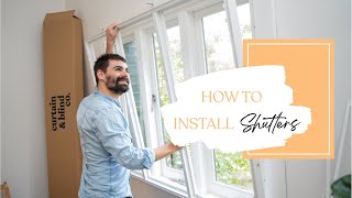 How to install shutters