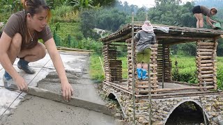 Full Video: Building farm new alone. Build great cabin unique shelter \ Gia Bảo