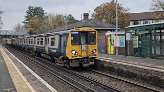 Merseyrail Class 507 Farewell Tour Passing Town Green Station 03.11.24