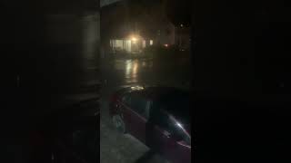 Holy Shit!  Storm chasers!!  #thunder #rain  #night