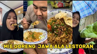 Membuat Mie goreng jawa Ala Lestoran, untuk cemilan  keluarga di musim hujan❗️#miegoreng #miejawa