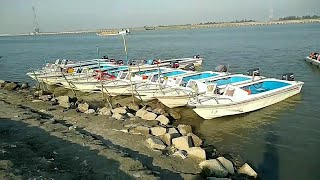 Aricha launch terminal, journey by speed boat, aricha to kazir hat