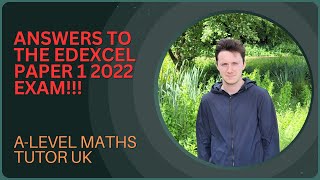 How to answer Q3 from the Edexcel Paper 1 PURE MATHS 2022 EXAM!!! (EQUATION OF A CIRCLE!!!)