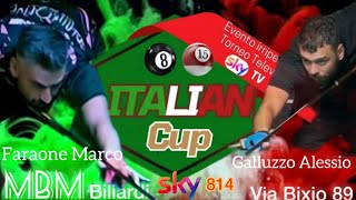 GALLUZZO ALESSIO VS MARCO FARAONE MBM CUP BILLIARD TV