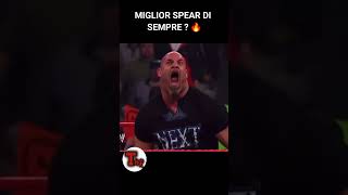 MIGLIOR SPEAR DI SEMPRE ? #wweitalia #wwe #sportsshow #wrestlingshow #wwefan #wwesmackdow #tiktok