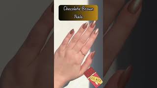 Chocolate Brown Nails ideas #nailart #shorts #fyp