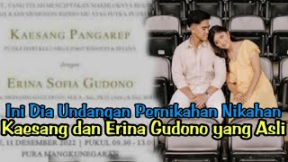 📽️Ini Dia Undangan Pernikahan Kaesang dan Erina Gudono yang Asli