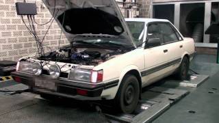 Subaru Leone turbo dyno run