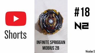 Combo of the Day #18 (Infinite Spriggan Mobius 2B) #SHORTS Beyblade burst sparking