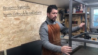 come recuperare i ritiri della saldatura - how to recover weld shrinkage