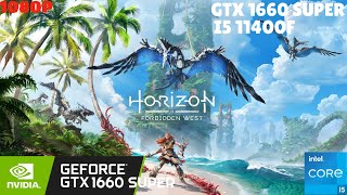 HORIZON FORBIDDEN WEST - i5 11400F + GTX 1660 SUPER