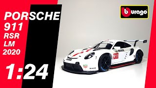 Porsche 911 RSR LM 2020 1:24 Bburago │4K UHD Perú