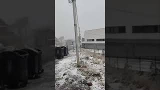 HEAVY SNOW FALL in Gudauri Georgia