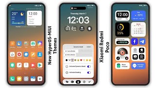 3 New HyperOS-MIUI Themes for Xiaomi,Redmi,Poco | Best HyperOS-MIUI Themes🤩