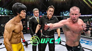 Bruce Lee vs Misha Cirkunov - EA Sports UFC 4 - Bruce Lee Fight Club 🔥🐲