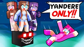 Stalker on YANDERE ONLY BLOCK in Minecraft!