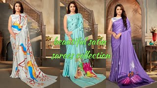 💞printed daily wear satin silk sarees collection💞 latest satin silk sarees online shopping 282