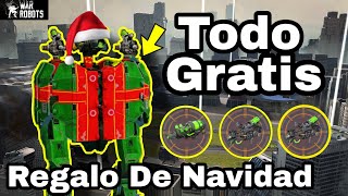 🔥 Regalo De Navidad Shell Gratis Con Sus Armas 😱 - War Robots [WR] Gameplay