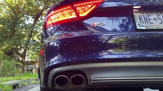 Audi S7 X-pipe with res delete from 034Motorsports (cold start +revs)