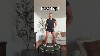 1 Minute Rebounder Workout - jump on in and join me on my BCAN from therebounderstore.com 💗