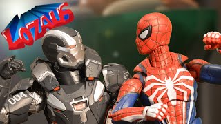 SPIDER MAN PS4 vs WAR MACHINE BATTLE ROYALE Stop Motion Trailer