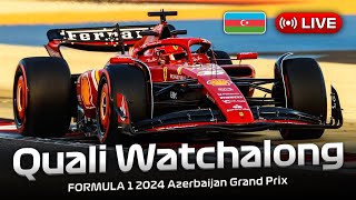 [LIVE] FORMULA 1 Azerbaijan Grand Prix 2024 - QUALIFYING Watchalong | Live Timing