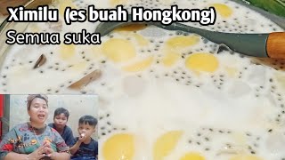 Ter enak !! Membuat Ximilu(es buah Hongkong)di buka puasa ke 2,semua suka