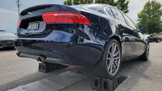 2018 Jaguar XE Underneath Rear Vehicle Pre-purchase Inspection Video by Karcheckz