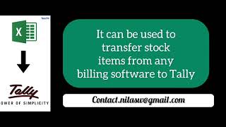 Excel to Tally converter