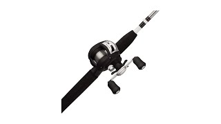 Shakespeare Alpha Medium 6' Low Profile Fishing Rod and Bait Cast Reel Combo (2 Piece)