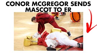 Conor McGregor sends Miami Heat Mascot to hospital