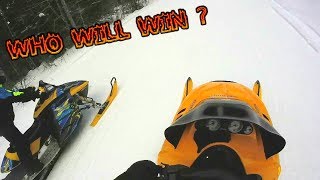 Ski-Doo Rev 500ss Vs Ski-Doo Mxz 670 Who Will Win !?!