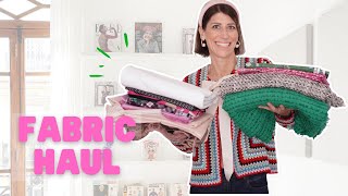 FABRIC Haul | New and Vintage Fabrics | SEWING Plans