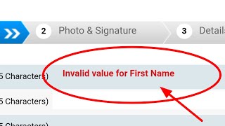 Fix Invalid value for Error Problem In IBPS Online