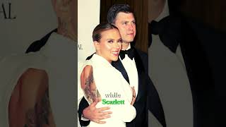 Scarlett Johansson and Colin Jost: Love, Humor, and a Secret Wedding #love   #shorts #relationship