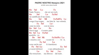 Padre Nostro liturgico 2021 (Nuovo testo della Liturgia)