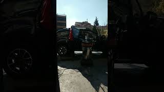 cleanning the jeep from inside