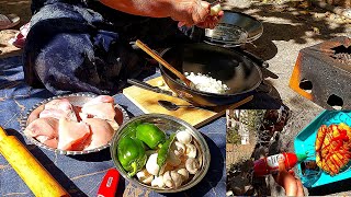 Making homemade dumplingThe most delicious dumpling you've ever eaten #food #nature #recipe #cooking