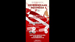 Lomba Keakraban Warga RT09 RW026 HUT RI-77 Taman Harapan Baru Bekasi