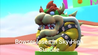 🤣 Bowser loses in Sky-High Sundae (150cc) 🤣