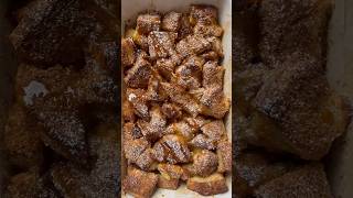 من الخبز..أسرع وأسهل صينية حلا لرمضان❤️ French Toast Casserole ##ترند #ramadan #shorts