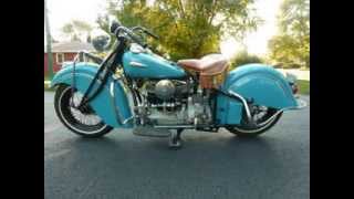 Indian Four Restored Motorcycle from 1941